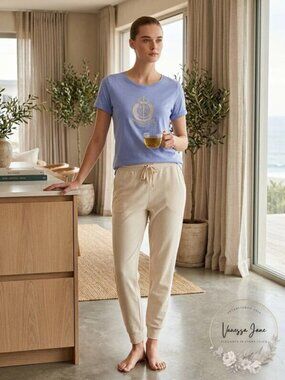 Lauren Ralph Lauren Womens Graphic Cotton-Blend T-Shirt